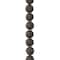 9 Pack:  Black Lava Quartz Round Beads, 10mm by Bead Landing&#x2122;